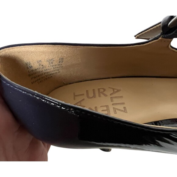 Naturalizer Talissa Platform Pumps Dark Navy Patent Leather Mary-Jane  Size 5 - Picture 9 of 10